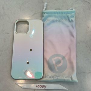 Loopy iPhone 12 Pro Max phone case with bag